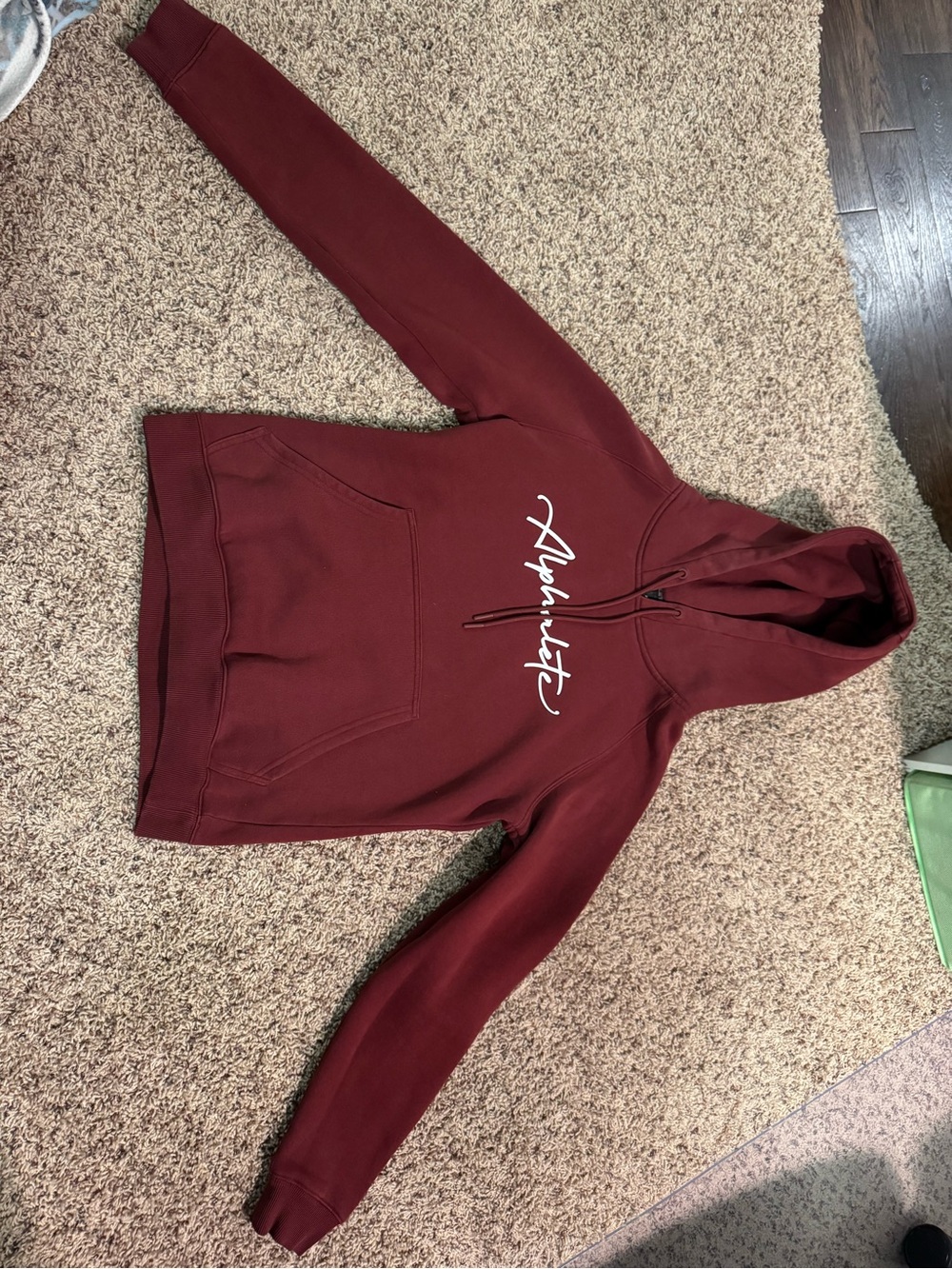 Alphalete Maroon Hoodie